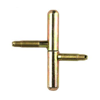 Lot de 2 fiches à visser bichromaté 12 x 82 mm