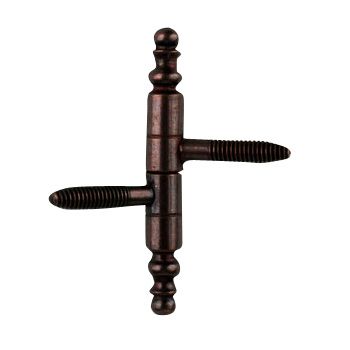 Lot de 2 fiches à visser bronze 9 x 66 mm