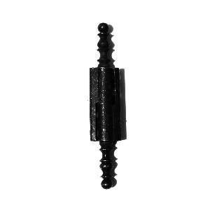 Lot de 2 paumelles universelles à vase noires 50 mm