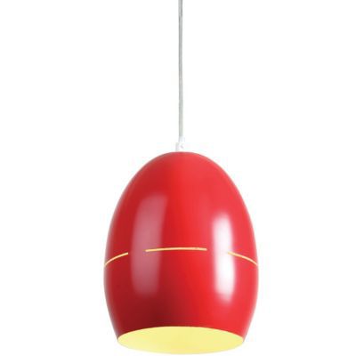 Suspension COLOURS Egg rouge tomate h.20,5 cm