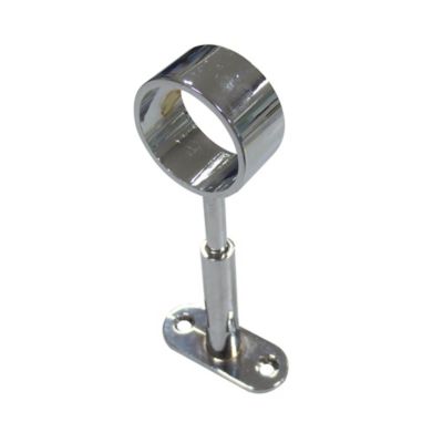 Diall - Support réglable aluminium chromé pour tringle de penderie Ø2,5 cm