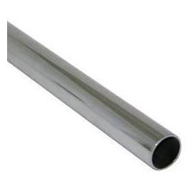 Diall - Tringle de penderie ronde acier chromé Ø1,8 x 100 cm