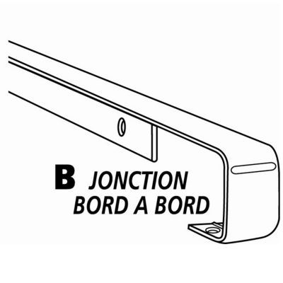 Profil Jonction 1 Aluminium 38mm Castorama