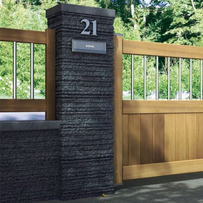 Habillage mur graphite 0.54m²