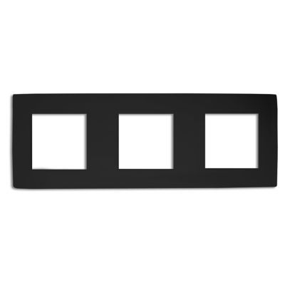 Plaque de finition triple Colours Kalya gris soft