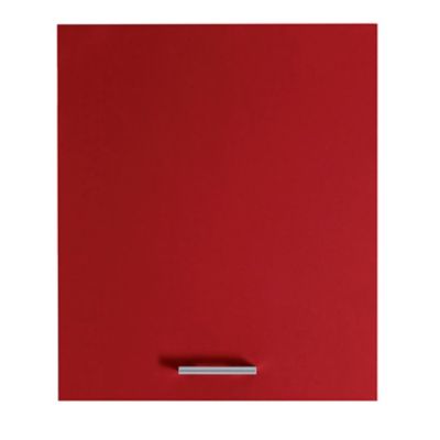 Façade de cuisine 1 porte rouge Spicy 57,6 x 60 cm