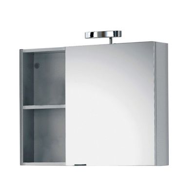 Armoire miroir éclairante Elbe blanche 70 cm