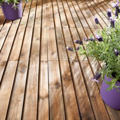 Dalle de terrasse venitienne marron 50 x 50cm  ép.38mm