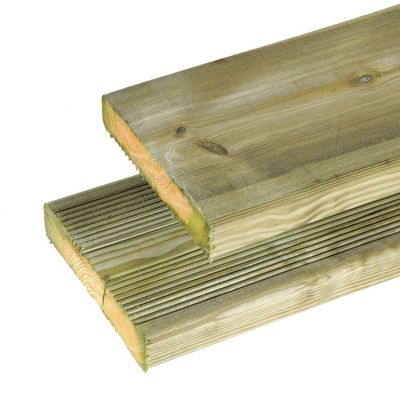 Lame de terrasse pin extra large L.240 x l.27 cm