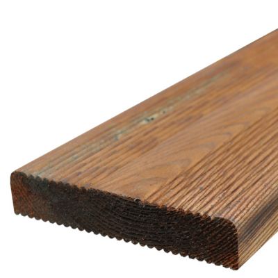 Lame de terrasse en pin marron L.225 cm