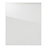 Façade de cuisine 1 porte blanc Épura 57,6 x 60 cm