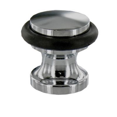 Butoir de porte Diall Zamak chromé Ø 2,9 cm