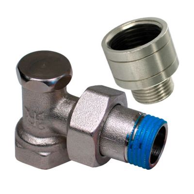 Coude de réglage universel avec adaptateur 12x17 Diall