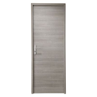 Bloc porte GEOM Summa gris clair 73cm poussant gauche