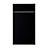 Façade de cuisine 1 porte 1 tiroir noir Ice 40 cm