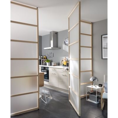 Kit pivotant pour cloison amovible Geom