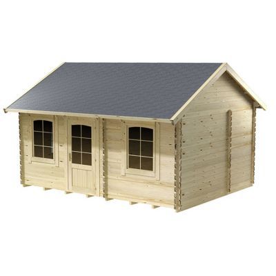 Abri de jardin bois Blooma Kaarina 19 18m²