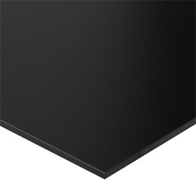 Plan de travail d'angle stratifié noir Compact 97 7 x 65 cm ép.38 mm (vendu à la pièce)