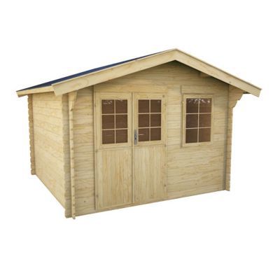 Abri de jardin en bois Loviisa  Ep. 28 mm  8 7m²