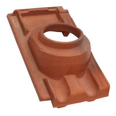 Tuile à douille ø12 Cotto vieillie zinc