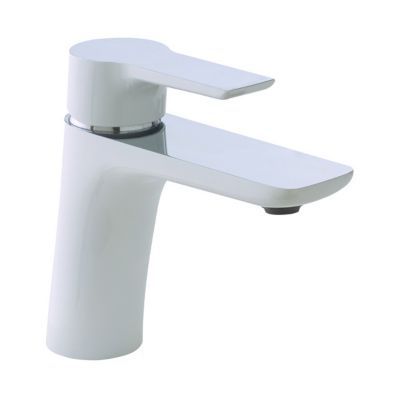 Mitigeur de lavabo blanc Isou Cooke & Lewis