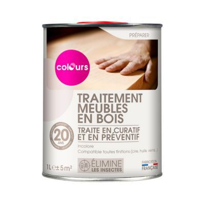 Traitement meubles en bois Colours 1L