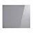 Façade de cuisine 1 porte gris Gossip 57,6 x 60 cm