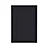 Façade de cuisine 1 porte noir Kadral L. 60 x H. 100,5 cm