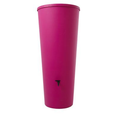 Récupérateur d'eau VERVE 320L fuschia + bac à  fleurs