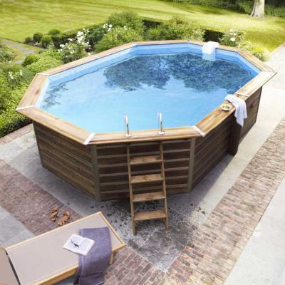 Piscine hors sol bois Blooma Moero 5 90 x 4 20 m