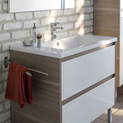 Plan vasque résine Cooke & Lewis Oreti 80 cm