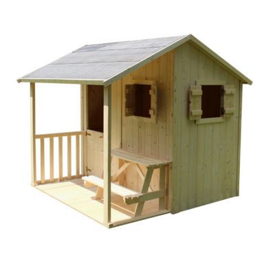 Cabane enfant bois Blooma Wakame