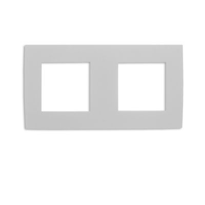 Plaque de finition double Colours Kalya gris