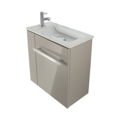 Meuble sous vasque lave-mains taupe Cooke & Lewis Seymour