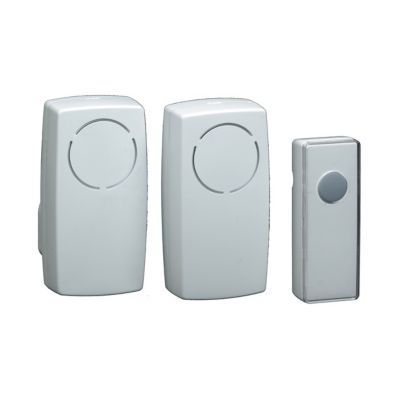 Image of 2 carillons sans fil et à enficher USB Quatro BLYSS blanc 3454976561848_CAFR