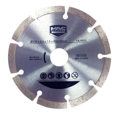 Lame de rainureuse Mac Allister ?125 mm