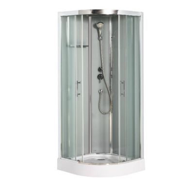 Panneau + toit cabine de douche d'angle Dive Easy Gris 90cm