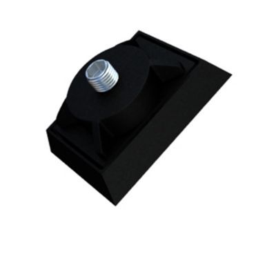 Lot de 2 pieds réglables Axiome Form noir