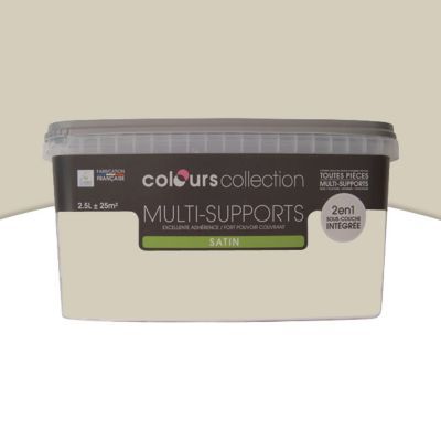 Image of Peinture mutli-supports COLOURS Collection ficelle satin 2,5L 3454976662934_CAFR