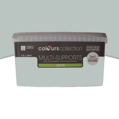Image of Peinture multi-supports COLOURS Collection gris clair satin 2,5L 3454976663078_CAFR