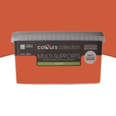 Image of Peinture multi-supports COLOURS Collection gaspacho satin 2,5L 3454976663115_CAFR