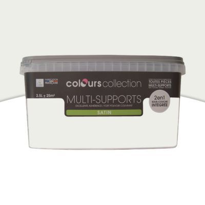 Image of Peinture multi-supports COLOURS Collection lin blanc satin 2,5L 3454976663672_CAFR