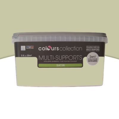 Image of Peinture multi-supports COLOURS Collection olivier satin 2,5L 3454976663863_CAFR