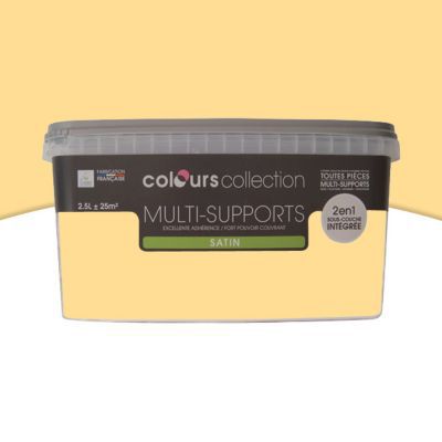 Image of Peinture multi-supports COLOURS Collection paille satin 2,5L 3454976663931_CAFR
