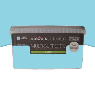 Peinture multi-supports COLOURS Collection piscine satin 2,5L