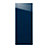 Façade de cuisine 1 porte 1/2 colonne Gossip bleu L. 60 cm