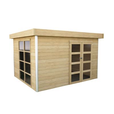 Abri de jardin bois Blooma Lindo L  10 2 m² ép.28 mm