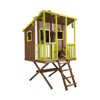 Cabane enfant bois Blooma Pinnati Cabane dans les arbres