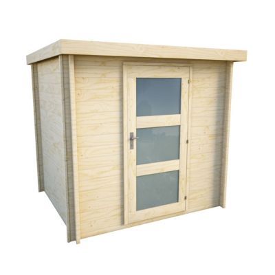 Abri de jardin bois Blooma Lulea  4 24 m² ép.19 mm