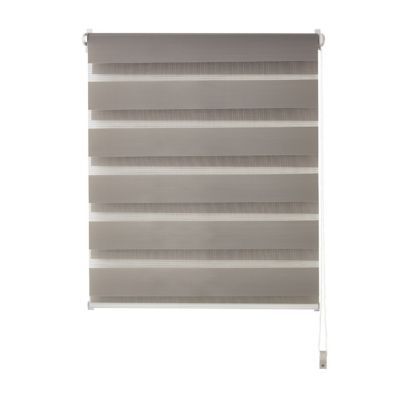 Mini store enrouleur COLOURS Elin gris clair 37 x 100 cm